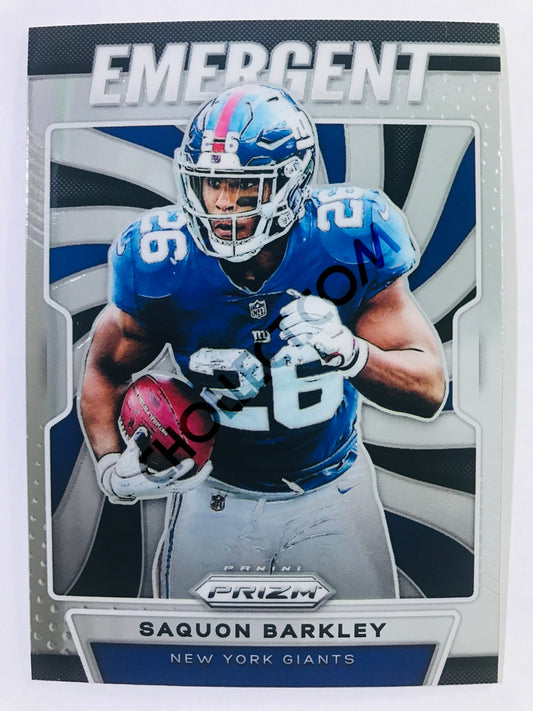 Saquon Barkley - New York Giants 2019-20 Panini Prizm Emergent Insert #4