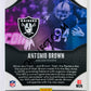 Antonio Brown - Oakland Raiders 2019-20 Panini Prizm Fireworks Insert #9
