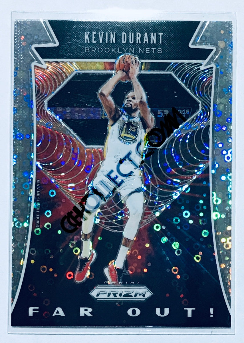 Kevin Durant - Brooklyn Nets 2019-20 Panini Prizm Far Out Insert Disco Parallel #5