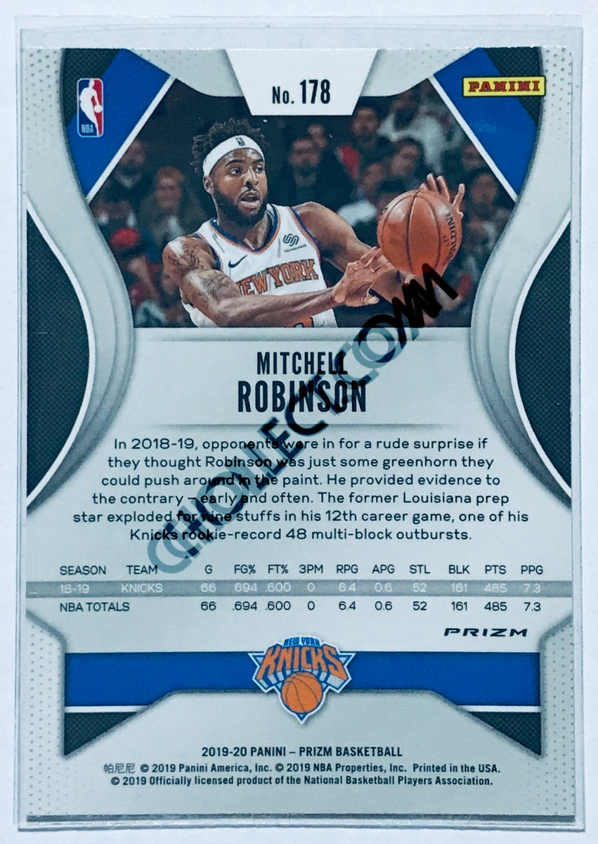 Mitchell Robinson - New York Knicks 2019-20 Panini Prizm Green Parallel #178