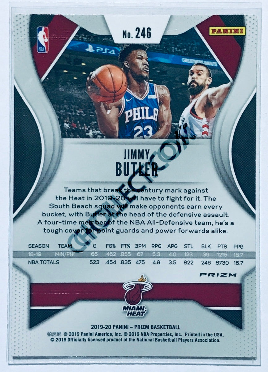 Jimmy Butler - Miami Heat 2019-20 Panini Prizm Green Parallel #246