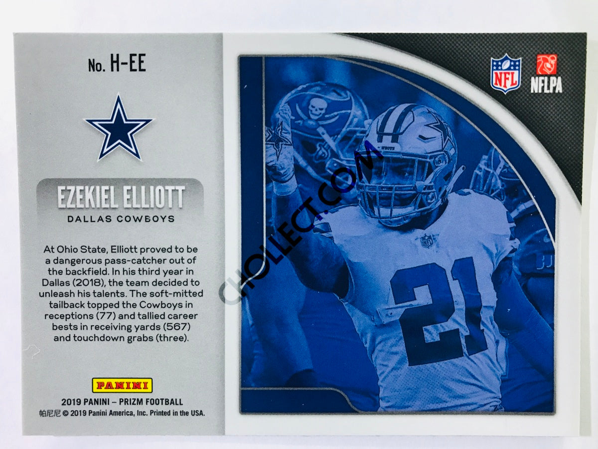 Ezekiel Elliott - Dallas Cowboys 2019-20 Panini Prizm Hype Insert #1