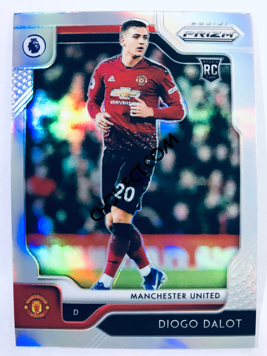 Diogo Dalot - Manchester United 2019-20 Panini Prizm Premier League Silver Parallel RC Rookie #55