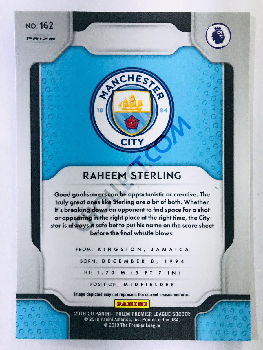 Raheem Sterling - Manchester City 2019-20 Panini Prizm Premier League Multicolor Parallel #162