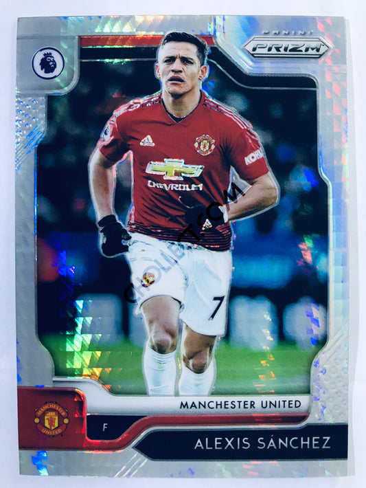 Alexis Sanchez - Manchester United 2019-20 Panini Prizm Premier League Hyper Parallel #66