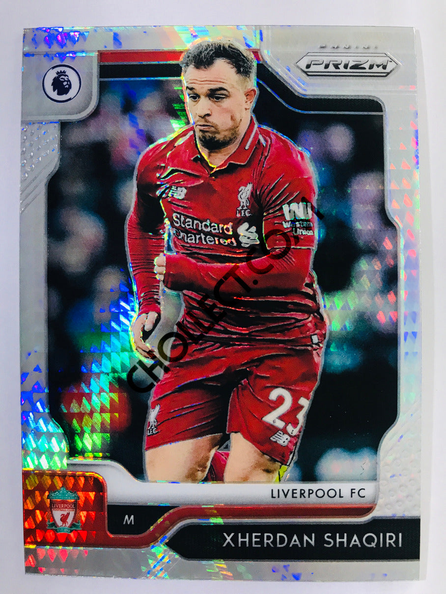 Xherdan Shaqiri - Liverpool FC 2019-20 Panini Prizm Premier League Hyper Parallel #94