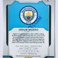 Sergio Aguero - Manchester City 2019-20 Panini Prizm Premier League Hyper Parallel #166