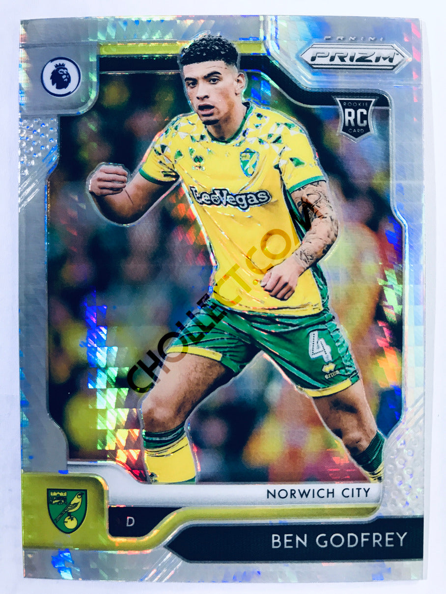 Ben Godfrey - Norwich City 2019-20 Panini Prizm Premier League Hyper Parallel RC Rookie #281