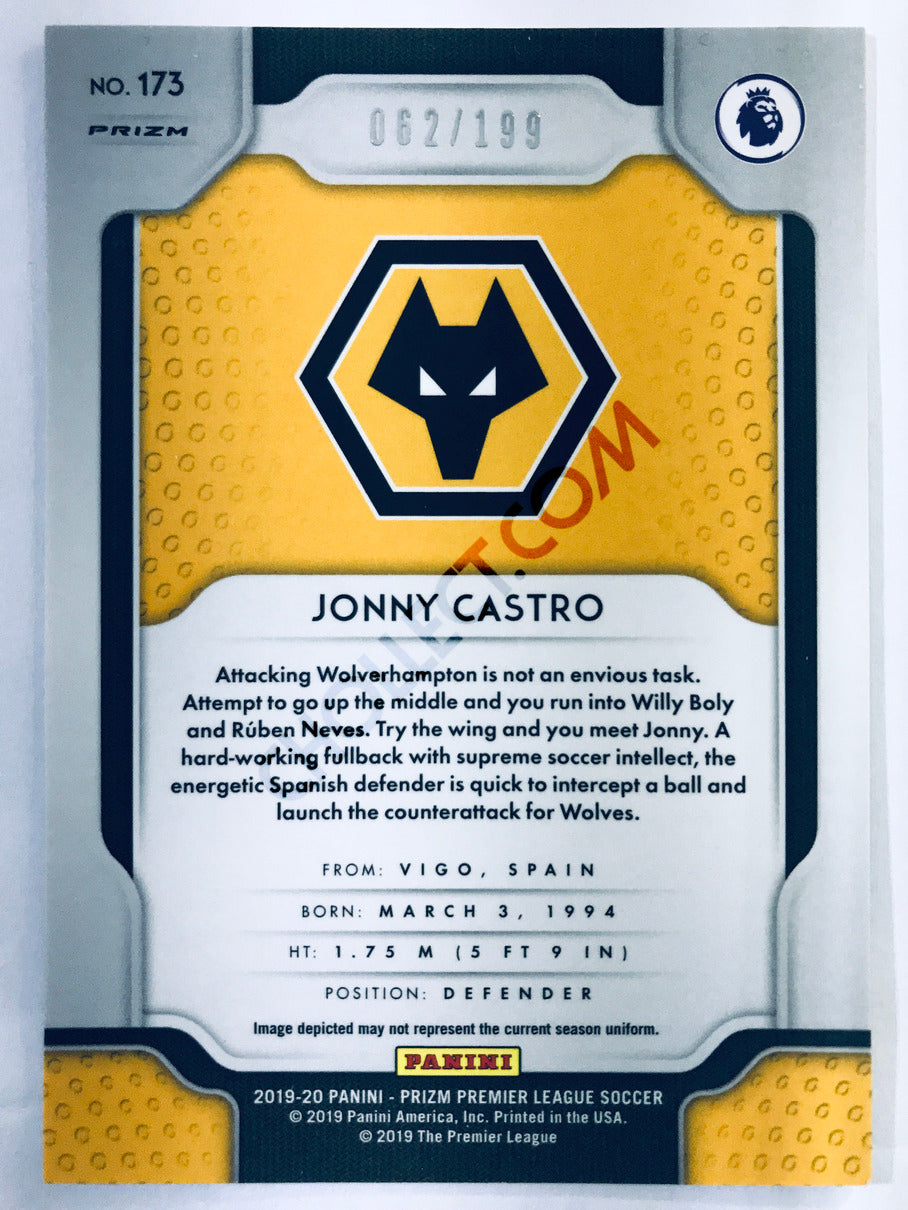 Jonny Castro - Wolverhampton Wanderers 2019-20 Panini Prizm Premier League #173 Blue Parallel /199