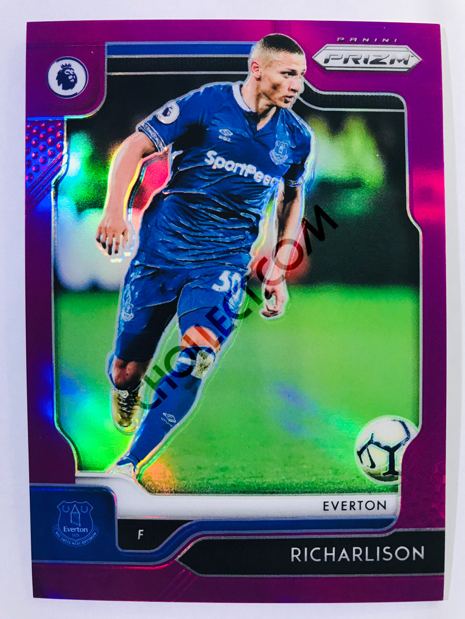 Richarlison - Everton 2019-20 Panini Prizm Premier League #48 Purple Parallel /99