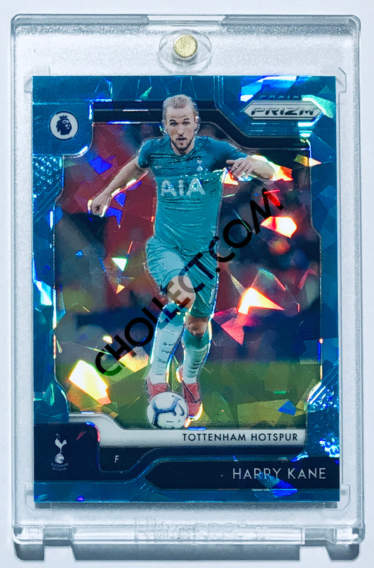 Harry Kane - Tottenham Hotspur 2019-20 Panini Prizm Premier League #200 Base Blue Ice Parallel /75