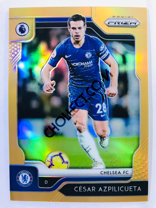 Cesar Azpilicueta - Chelsea FC 2019-20 Panini Prizm Premier League #19 Orange Parallel /25