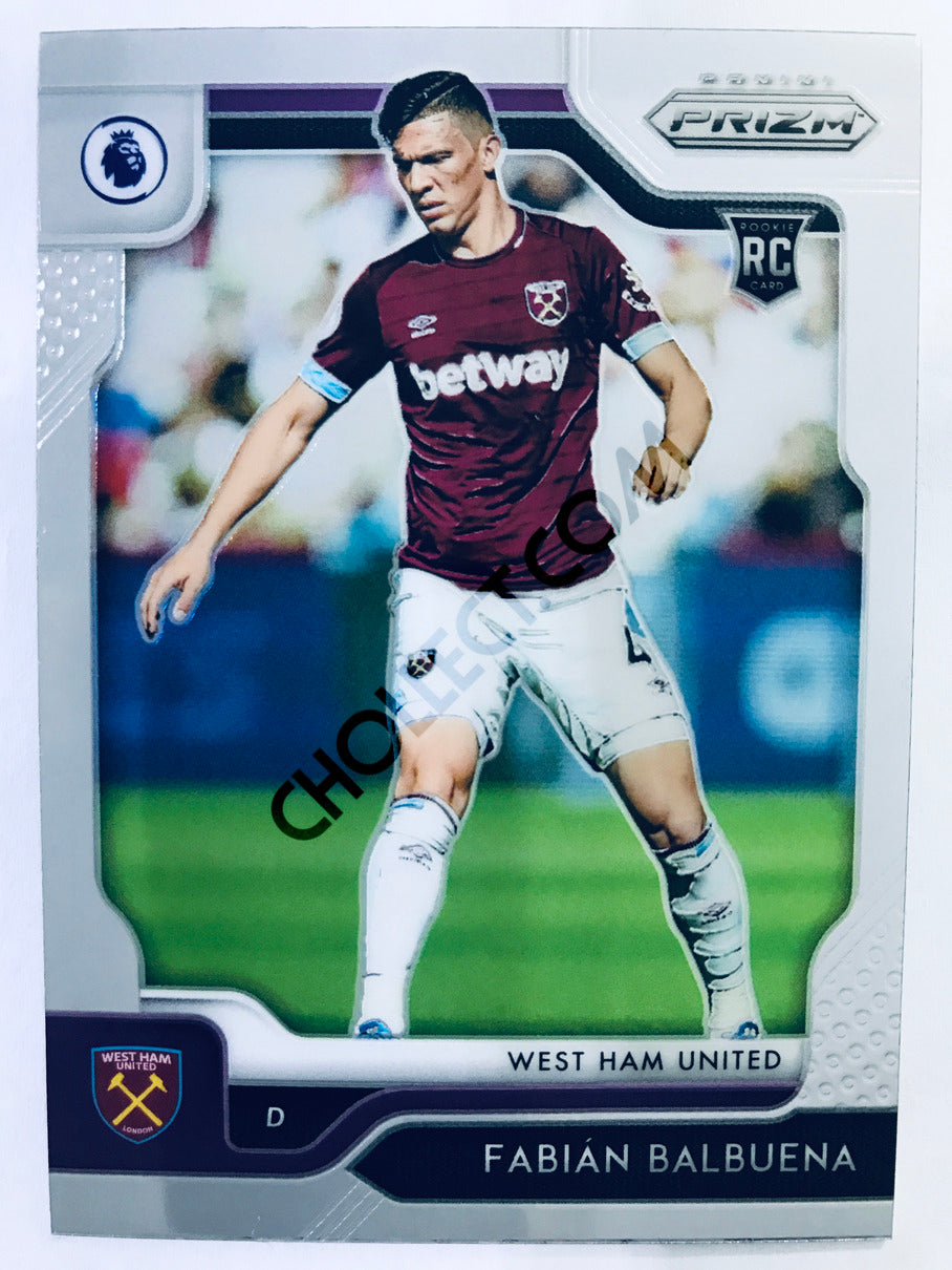 Fabian Balbuena - West Ham United 2019-20 Panini Prizm Premier League RC Rookie #4