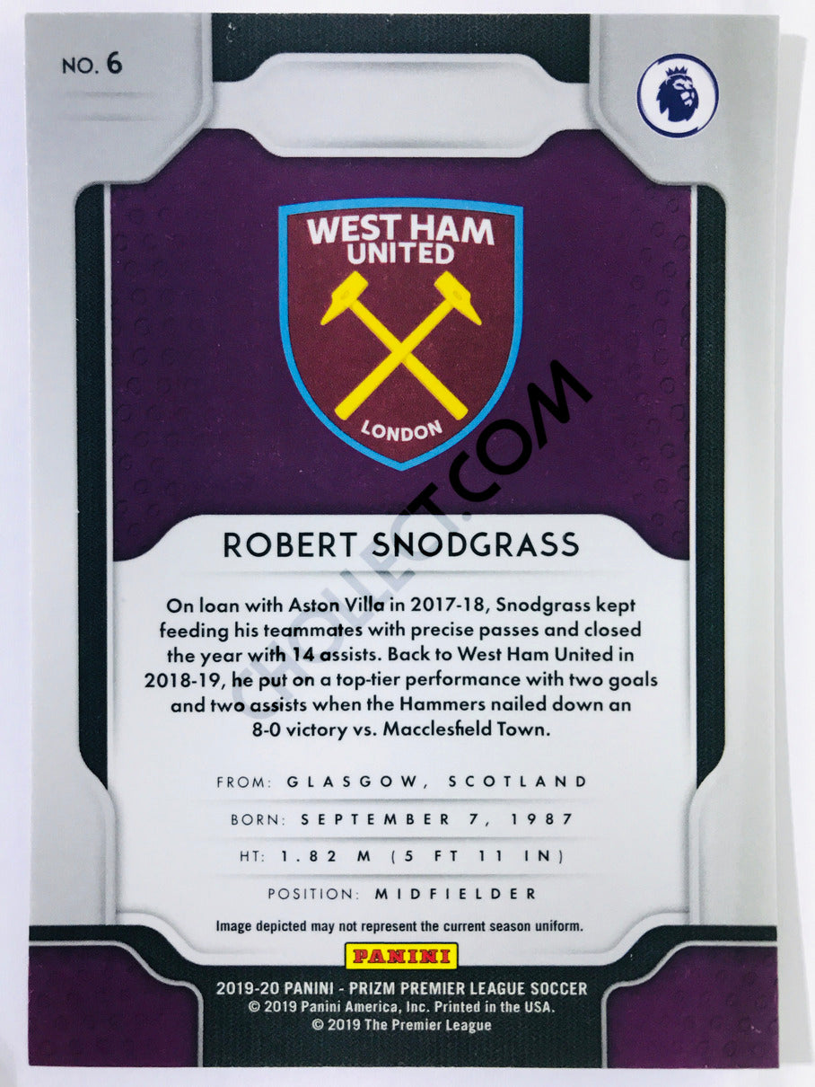 Robert Snodgrass - West Ham United 2019-20 Panini Prizm Premier League #6