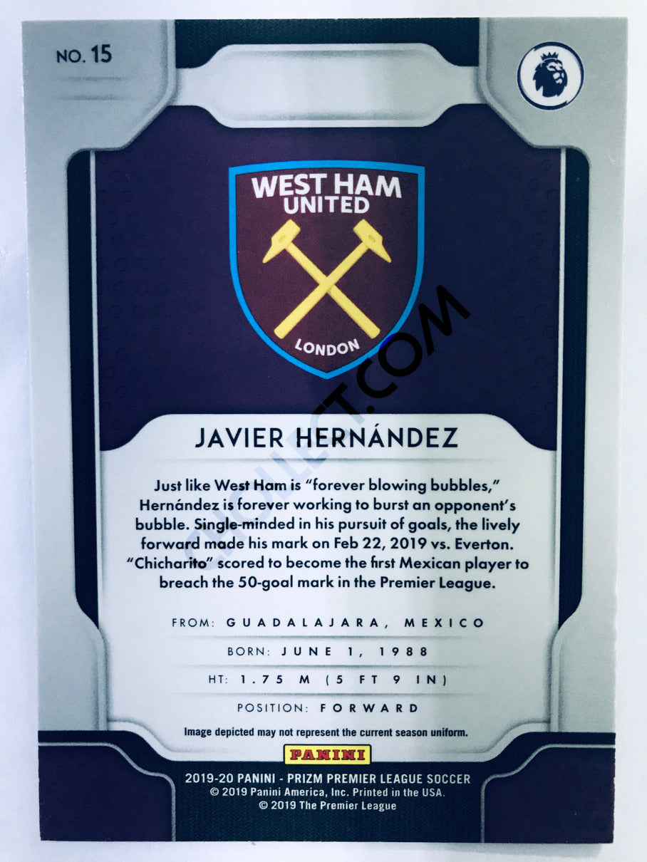 Javier Hernandez - West Ham United 2019-20 Panini Prizm Premier League #15