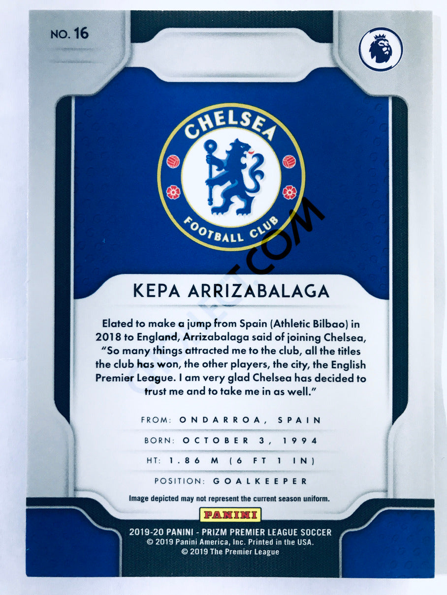 Kepa Arrizabalaga - Chelsea FC 2019-20 Panini Prizm Premier League #16