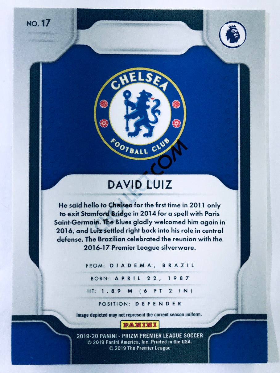 David Luiz - Chelsea FC 2019-20 Panini Prizm Premier League #17