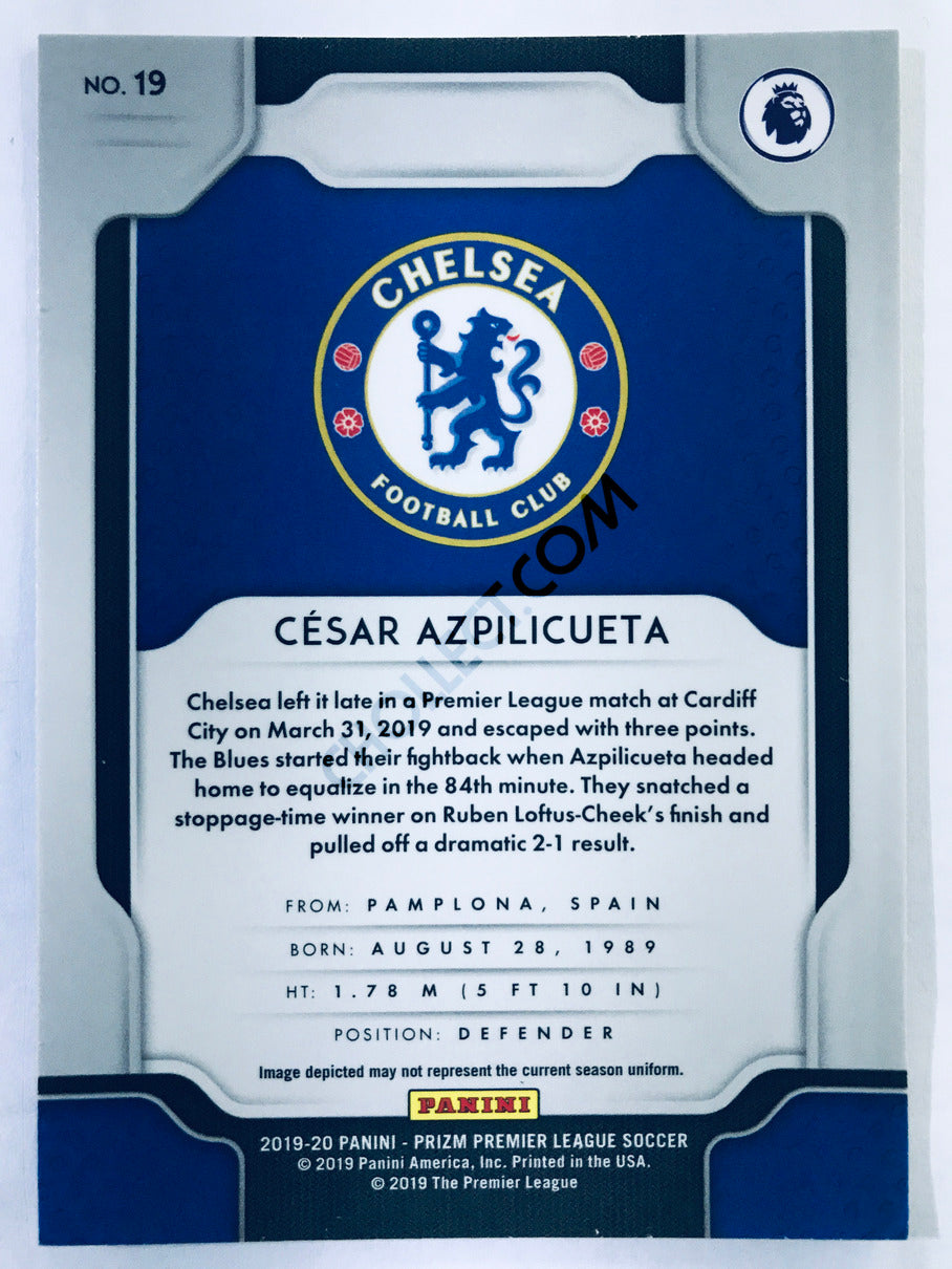 Cesar Azpilicueta - Chelsea FC 2019-20 Panini Prizm Premier League #19