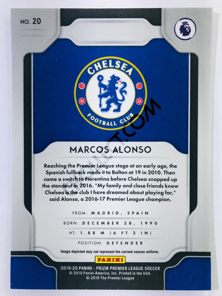 Marcos Alonso - Chelsea FC 2019-20 Panini Prizm Premier League #20