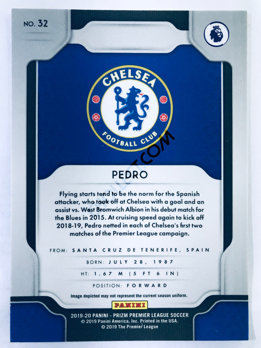 Pedro - Chelsea FC 2019-20 Panini Prizm Premier League #32