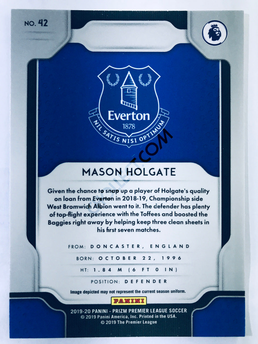 Mason Holgate - Everton 2019-20 Panini Prizm Premier League RC Rookie #42