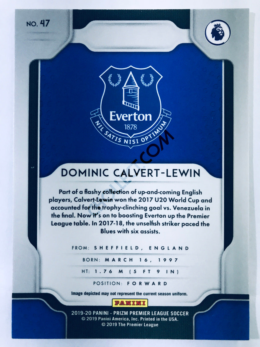 Dominic Calvert-Lewin - Everton 2019-20 Panini Prizm Premier League #47