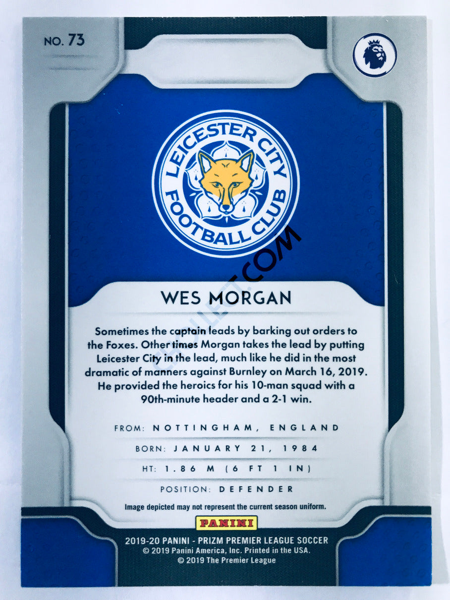 Wes Morgan - Leicester City 2019-20 Panini Prizm Premier League #73