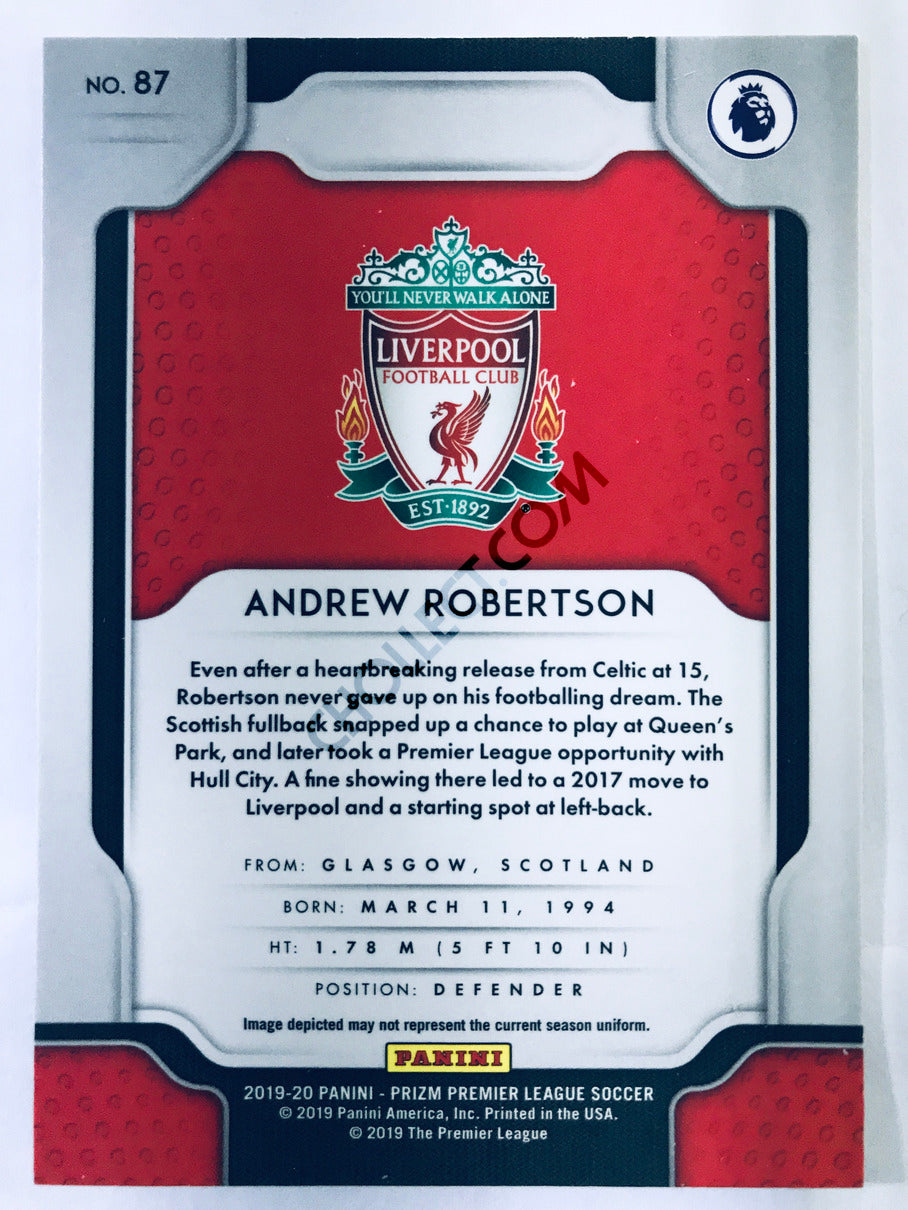 Andy Robertson - Liverpool FC 2019-20 Panini Prizm Premier League #87