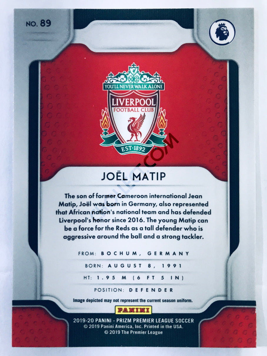 Joel Matip - Liverpool FC 2019-20 Panini Prizm Premier League #89