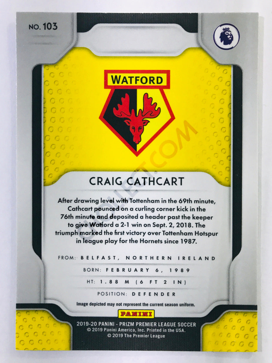 Craig Cathcart - Watford 2019-20 Panini Prizm Premier League #103