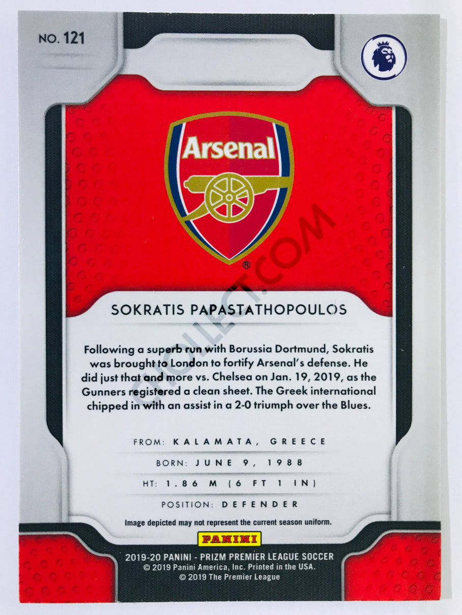 Sokratis Papastathopoulos - Arsenal 2019-20 Panini Prizm Premier League #121