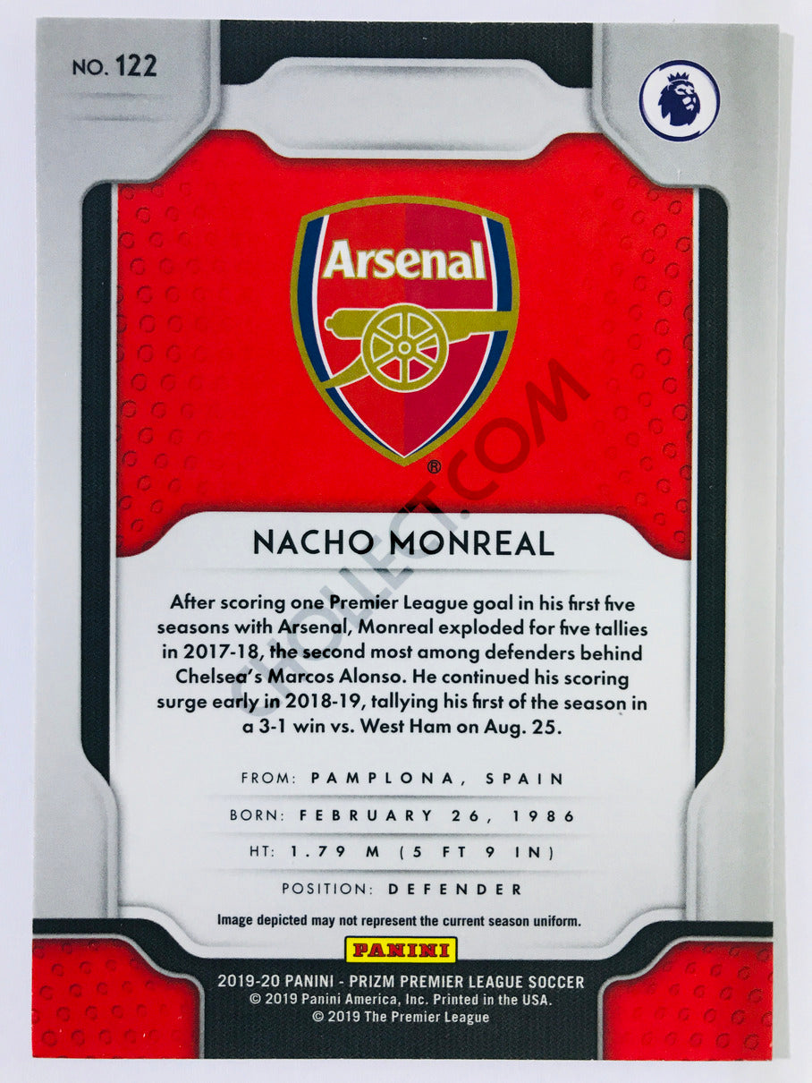 Nacho Monreal - Arsenal 2019-20 Panini Prizm Premier League #122