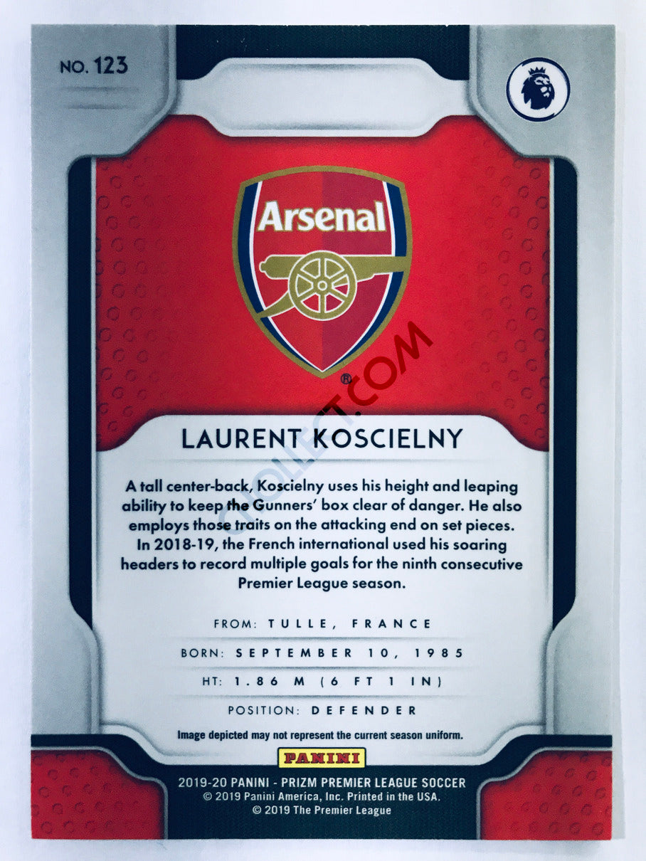 Laurent Koscielny - Arsenal 2019-20 Panini Prizm Premier League #123