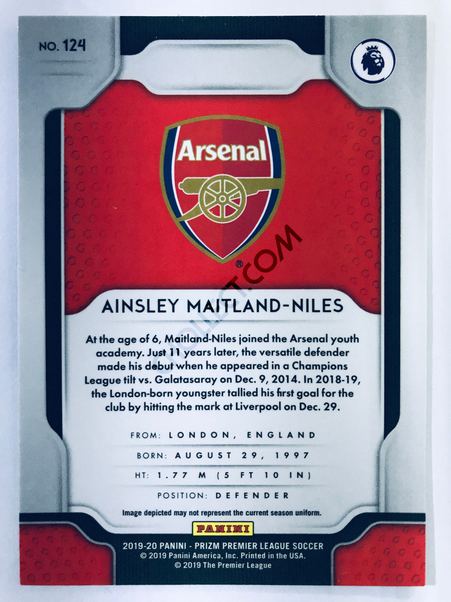 Ainsley Maitland-Niles - Arsenal 2019-20 Panini Prizm Premier League RC Rookie #124