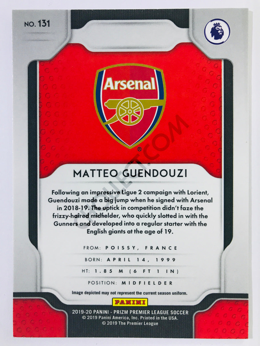 Matteo Guendouzi - Arsenal 2019-20 Panini Prizm Premier League RC Rookie #131