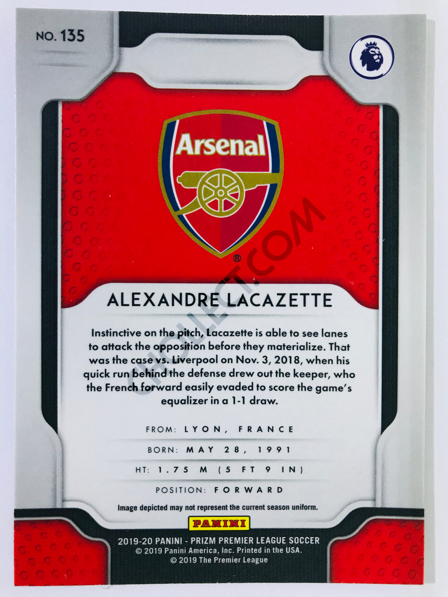 Alexandre Lacazette - Arsenal 2019-20 Panini Prizm Premier League #135