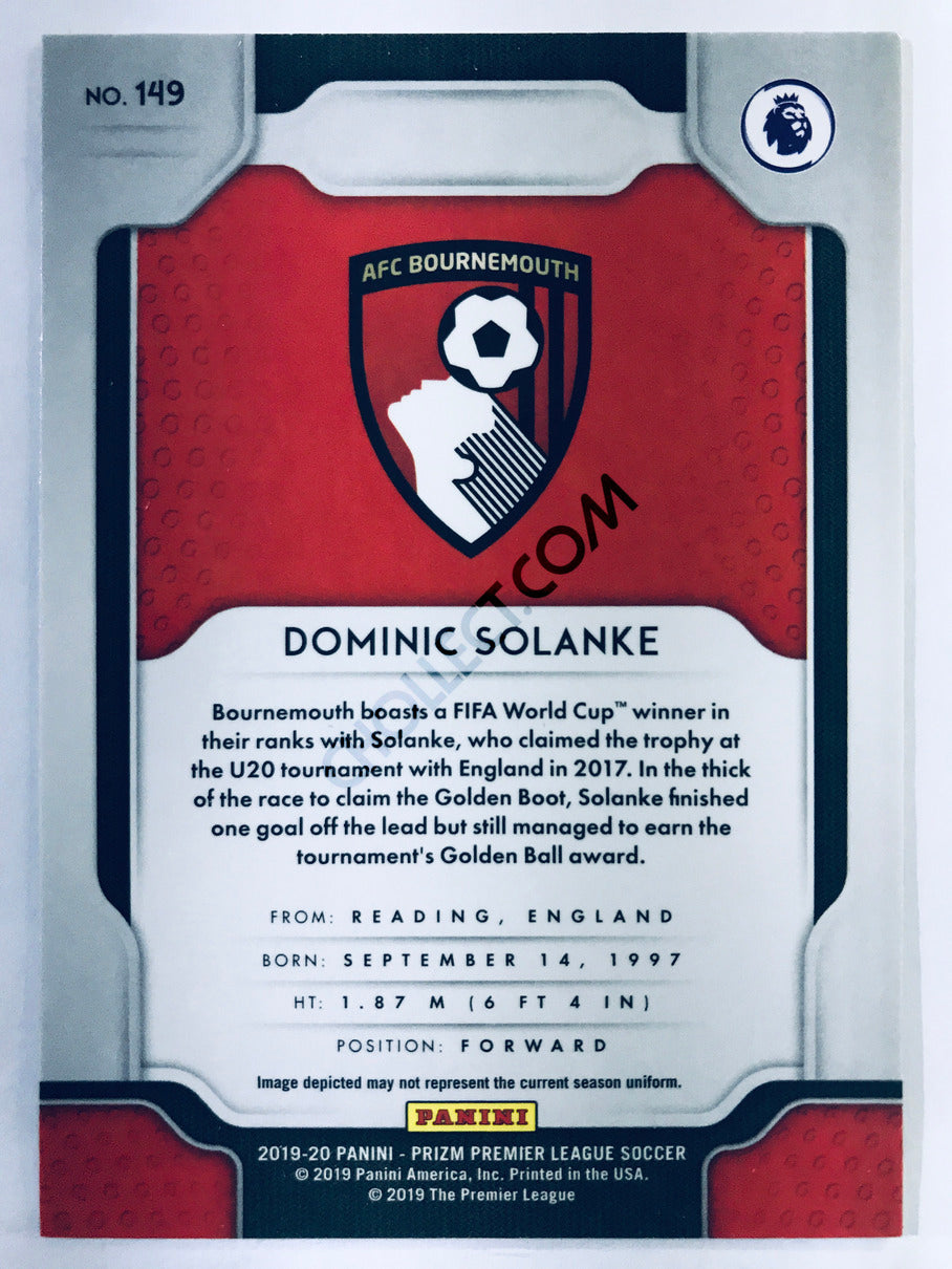 Dominic Solanke - AFC Bournemouth 2019-20 Panini Prizm Premier League RC Rookie #149