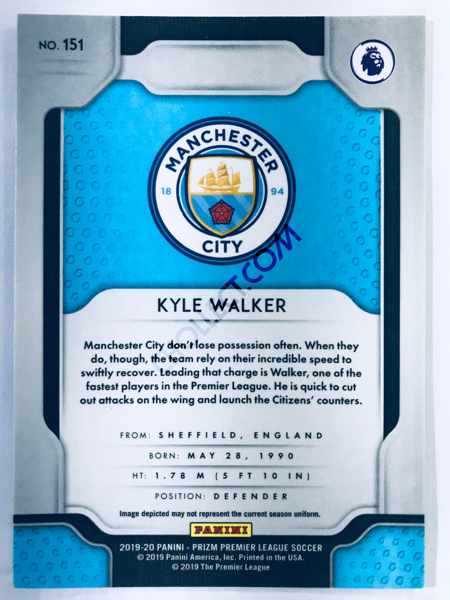 Kyle Walker - Manchester City 2019-20 Panini Prizm Premier League #151