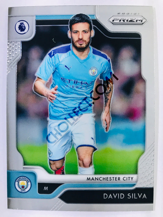 David Silva - Manchester City 2019-20 Panini Prizm Premier League #158