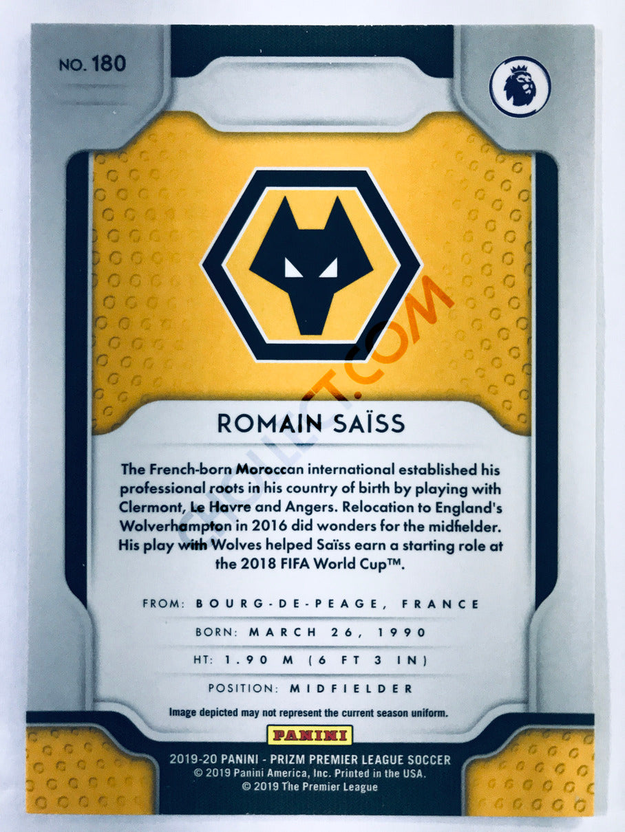 Romain Saiss - Wolverhampton Wanderers 2019-20 Panini Prizm Premier League #180