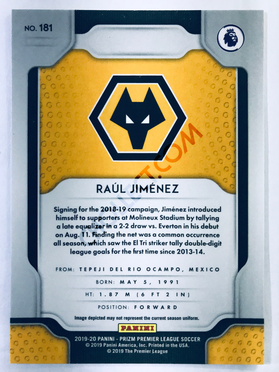 Raul Jimenez - Wolverhampton Wanderers 2019-20 Panini Prizm Premier League #181