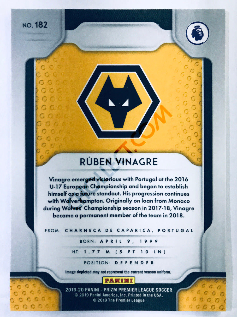 Ruben Vinagre - Wolverhampton Wanderers 2019-20 Panini Prizm Premier League RC Rookie #182