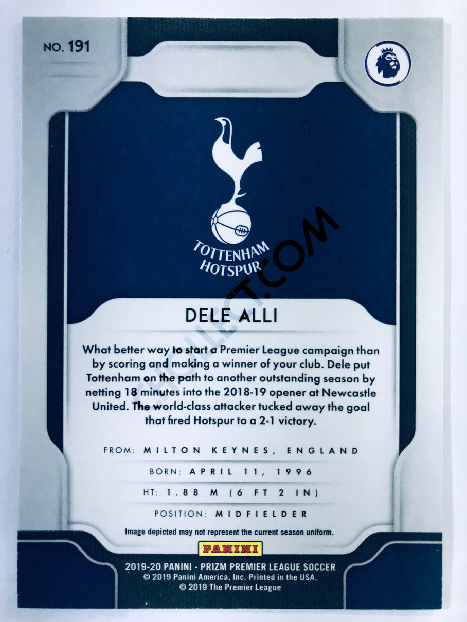 Dele Alli - Tottenham Hotspur 2019-20 Panini Prizm Premier League #191