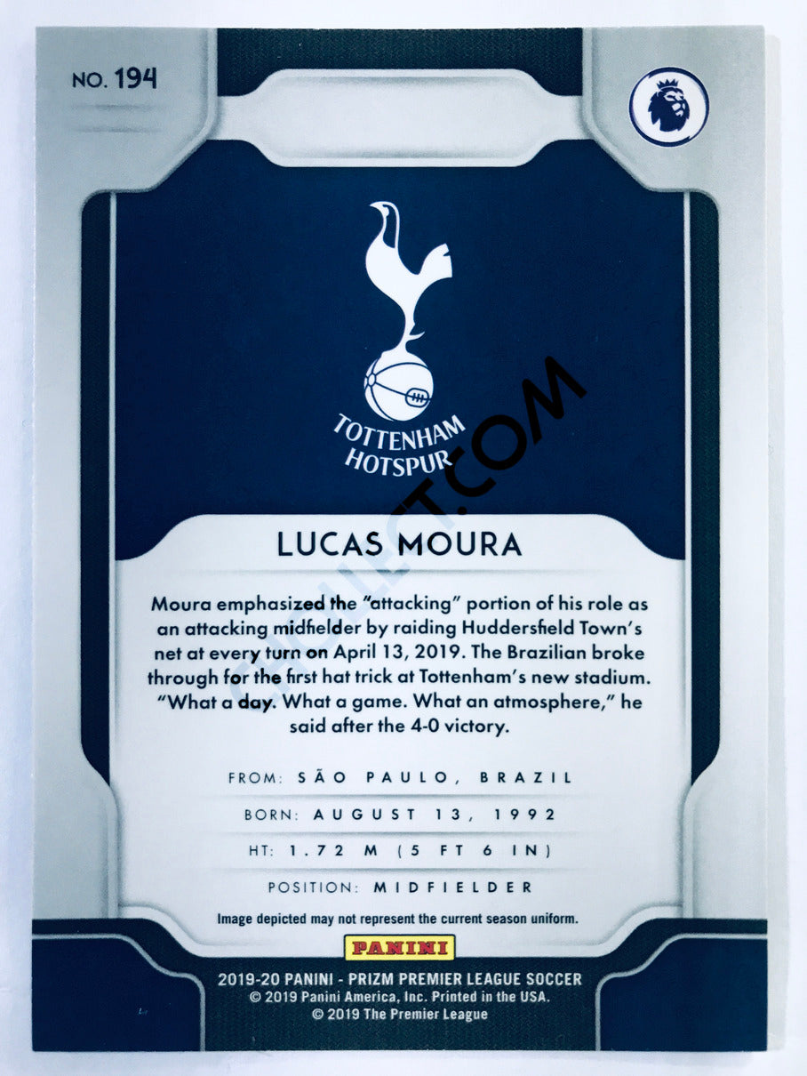 Lucas Moura - Tottenham Hotspur 2019-20 Panini Prizm Premier League #194