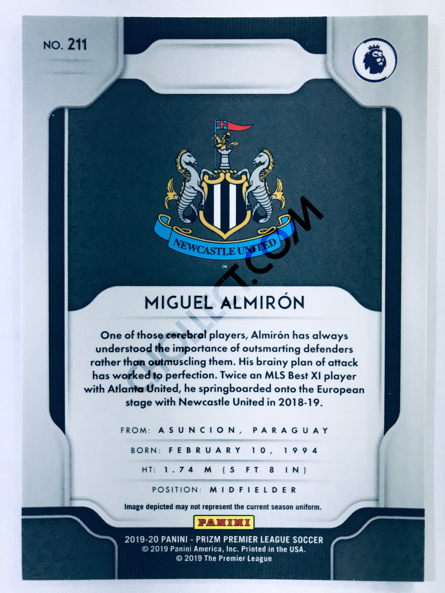 Miguel Almiron - Newcastle United 2019-20 Panini Prizm Premier League #211