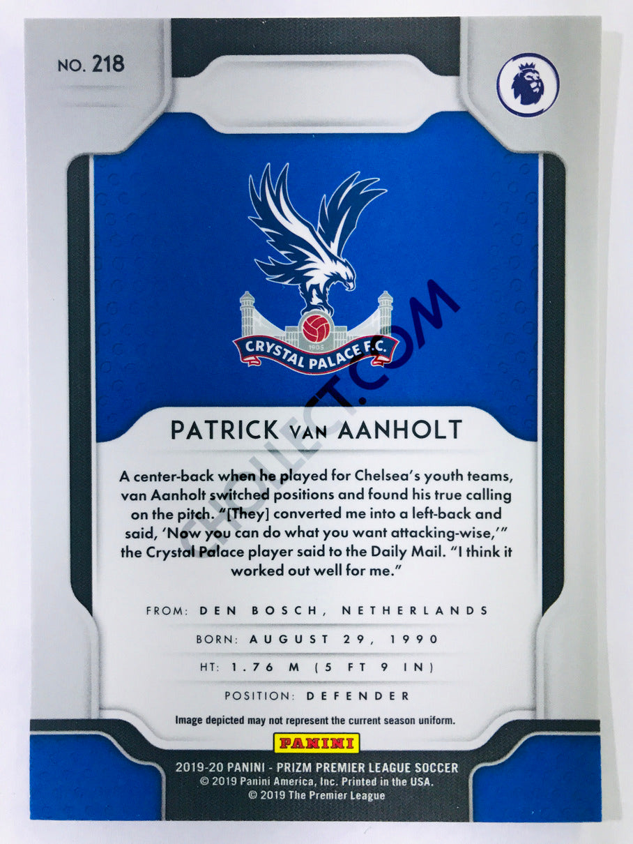 Patrick van Aanholt - Crystal Palace 2019-20 Panini Prizm Premier League #218