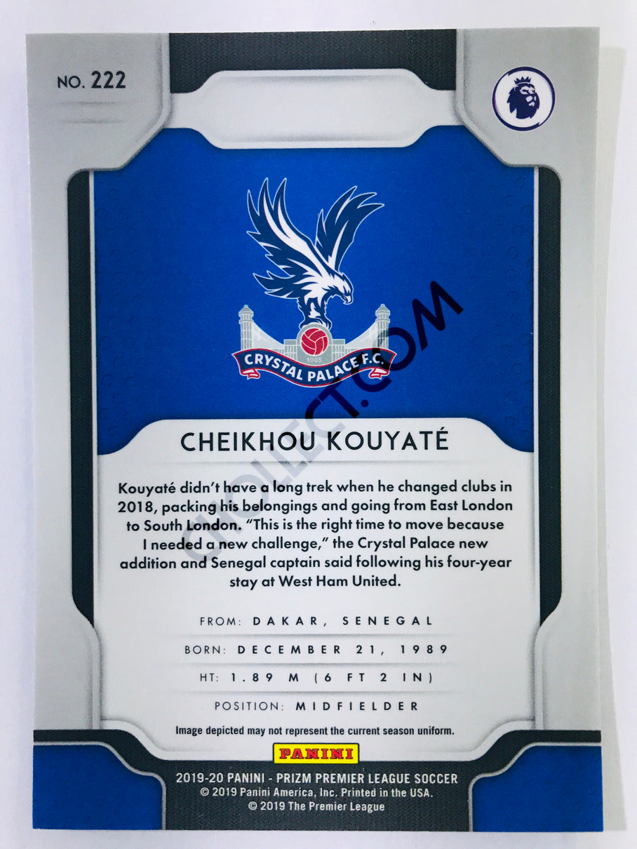 Cheikhou Kouyate - Crystal Palace 2019-20 Panini Prizm Premier League #222