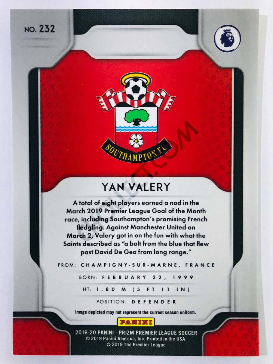 Yan Valery - Southampton 2019-20 Panini Prizm Premier League RC Rookie #232