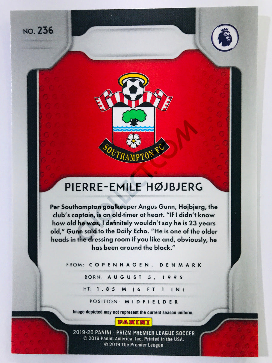 Pierre-Emile Hojbjerg - Southampton 2019-20 Panini Prizm Premier League #236