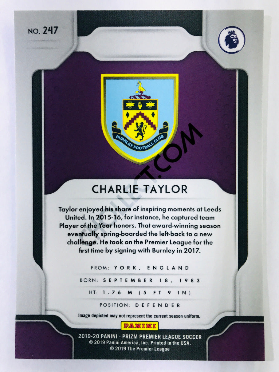 Charlie Taylor - Burnley 2019-20 Panini Prizm Premier League RC Rookie #247